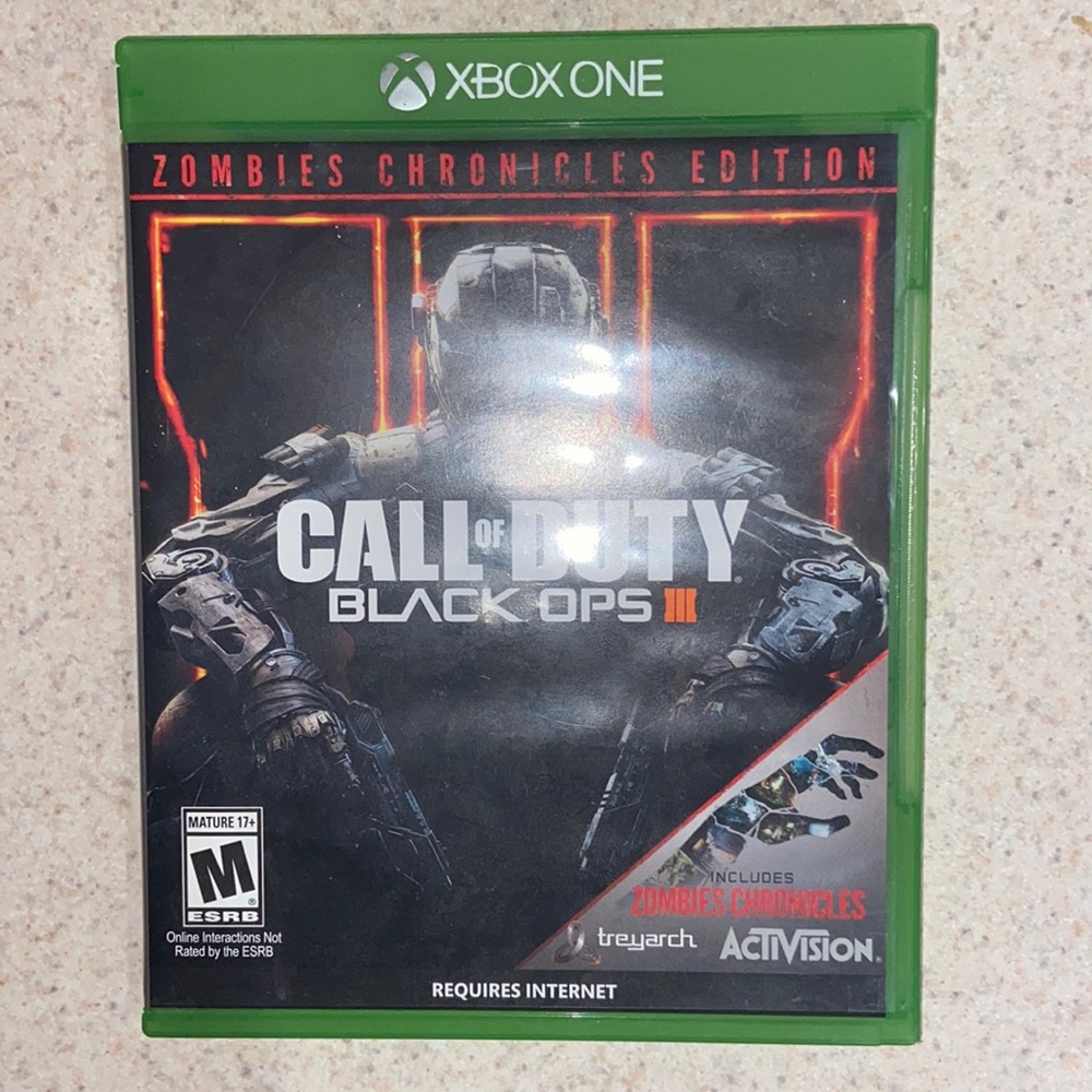 XBOX ONE CALL OF DUTY Black ops 3 zombies edition
